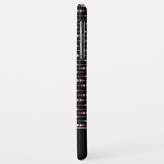 Blush Pink - Roos Gold Boho Pattern Monogram Case-Mate iPhone Case (Achterkant/links)