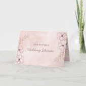Blush Pink & Roos Gold Couple's Wedding Shower (Voorkant)