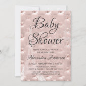 Blush Pink - Roos Gold Paris Baby shower Kaart (Voorkant)