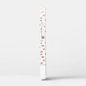 Blush Pink - Roos Gold Polka Dot Pattern Monogram Case-Mate iPhone Case (Achterkant / Links)