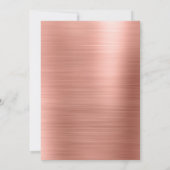 Blush Pink - Roos Goudfolie Flamingo Hen's Party Kaart (Achterkant)