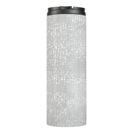 Blush Pink Rose Butterfly Sparkle  Thermosbeker (Achterkant)