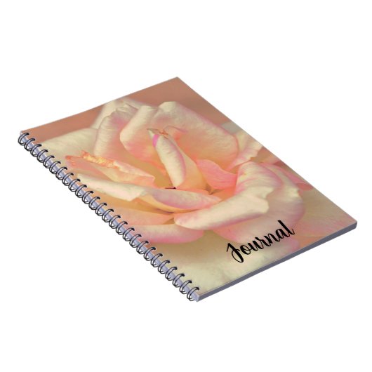Blush Pink Rose Dreamy Art Journal Notitieboek (Rechterzijde)