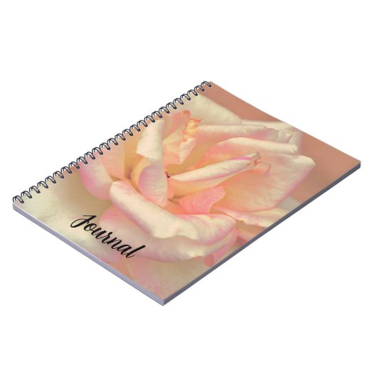 Blush Pink Rose Dreamy Art Journal Notitieboek (Linkerzijde)