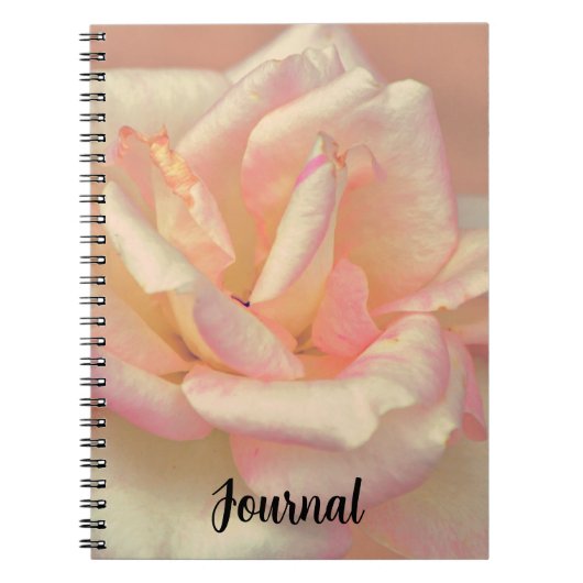 Blush Pink Rose Dreamy Art Journal Notitieboek (Voorkant)