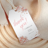 Blush Pink Rose Elegant Vrijgezellenfeest Gift Lab Cadeaulabel