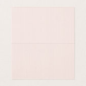 BLUSH PINK ROSE FIRST HOLY COMMUNION PLACE CARD KAART (Binnenkant ongevouwen)