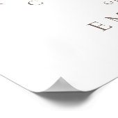 BLUSH PINK ROSE FLORA EERST HOLY COMMUNION WELCOMM POSTER (Hoek)