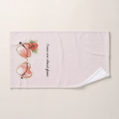 Blush Pink Rose Gekleurde Zonnebril Bad Handdoek (Handdoek)