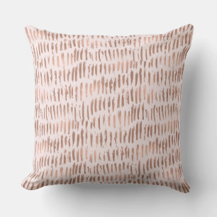 Blush Pink Rose Gold Abstract Kussen