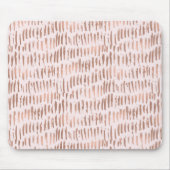 Blush Pink Rose Gold Abstract Muismat (Voorkant)