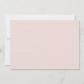 BLUSH PINK ROSE GOLD MARBLE TEXTURE GRAND OPENING KAART (Achterkant)