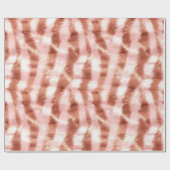 Blush Pink Rose Gold Zebra Print Cadeaupapier (Vlak)