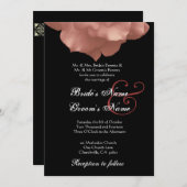 BLUSH PINK Rose Petals Weddenschap Kaart (Voorkant / Achterkant)