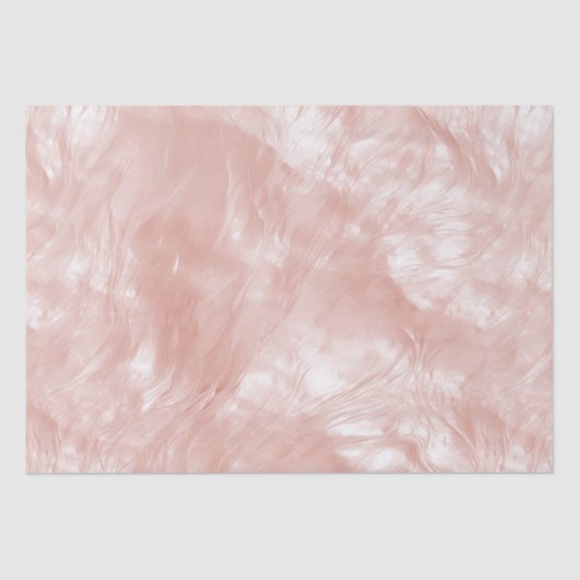 Blush Pink Rose Tissuepapier (Voorkant)