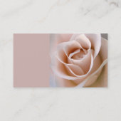 Blush Pink Rose Visitekaartje (Achterkant)