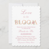 Blush Pink Roses Liefde is in Bloom Vrijgezellenfe Kaart (Voorkant)