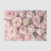 Blush Pink Roses Weefselpapier Tissuepapier (Voorkant)