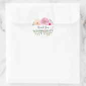 Blush Pink Sage Dank u Stickers BOHO Floral (Tas)