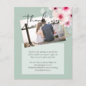 Blush Pink Sage Floral Weddenschap budget (Voorkant)