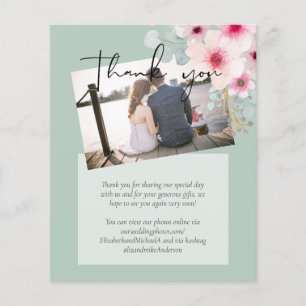 Blush Pink Sage Floral Weddenschap budget