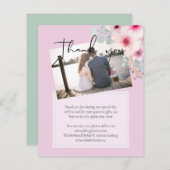 Blush Pink Sage Floral Weddenschap budget (Voorkant / Achterkant)