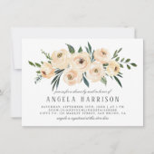 Blush Pink & Sage Waterverf Vrijgezellenfeest per Kaart (Voorkant)