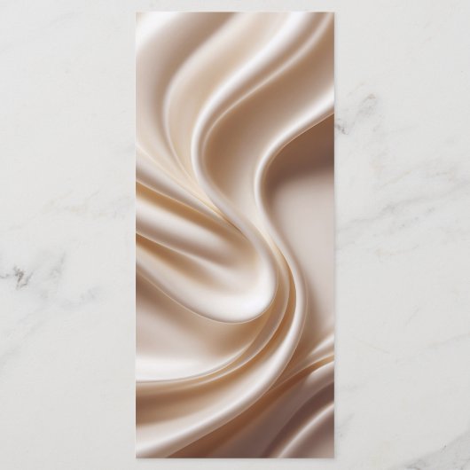 Blush Pink satin elegance wedding menu (Achterkant)