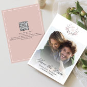 Blush Pink Save the Date Wedding Classic Foto