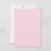 Blush Pink Script Achttien foto 18e verjaardag Kaart (Achterkant)