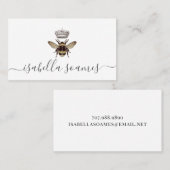 Blush Pink Script Signature Calling Card Visitekaartje (Voorkant / Achterkant)