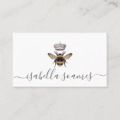 Blush Pink Script Signature Calling Card Visitekaartje (Voorkant)