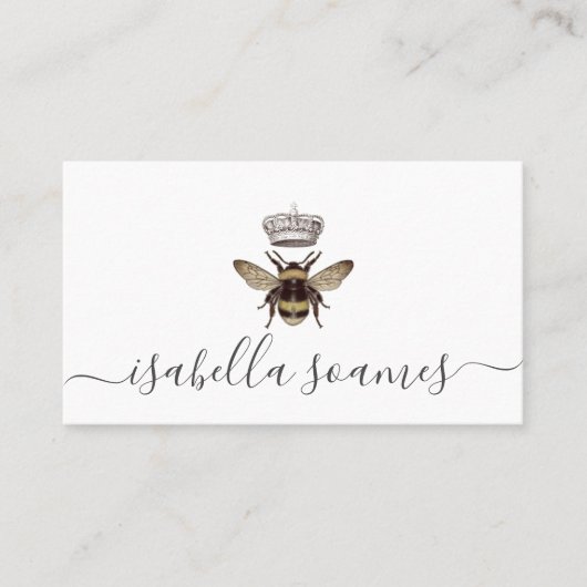 Blush Pink Script Signature Calling Card Visitekaartje (Voorkant)