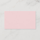 Blush Pink Script Stock the bar Bridal Shower  Informatiekaartje (Achterkant)
