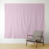 Blush Pink Shabby Chic Patroon Tapestry Wandkleed (In Situ (horizontaal))
