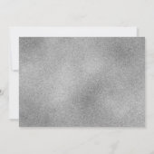 Blush Pink Silver Glitter Balloons Sweet 16 Kaart (Achterkant)