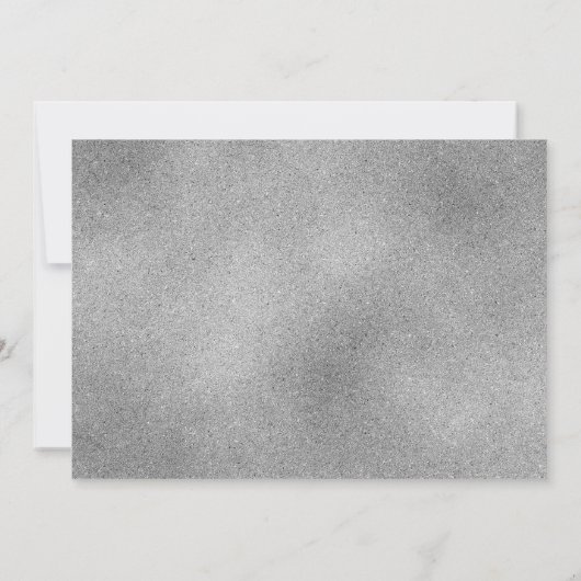 Blush Pink Silver Glitter Balloons Sweet 16 Kaart (Achterkant)