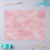 Blush Pink Silver Glitz Chevron Waterverf Tissuepapier (Craft)