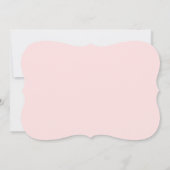 Blush Pink Simple Calligraphy Bridesmaid Voorstel Kaart (Achterkant)