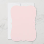 Blush Pink Simple Calligraphy Weddenschap Kaart (Achterkant)