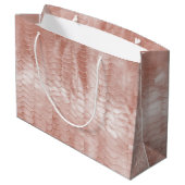 Blush Pink Snake Print Groot Cadeauzakje (Achterkant Gekanteld)