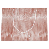 Blush Pink Snake Print Groot Cadeauzakje (Voorkant)