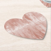 Blush Pink Snake Print Kartonnen Onderzetters (Gekanteld)