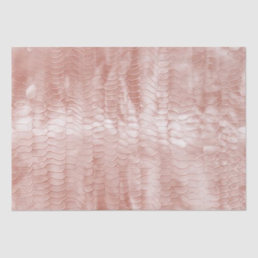 Blush Pink Snake Print Tissuepapier (Voorkant)
