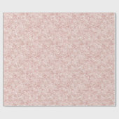 Blush Pink Sparkle Glitter Birthday Cadeaupapier (Vlak)