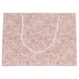 Blush Pink Sparkle Glitter Birthday Groot Cadeauzakje