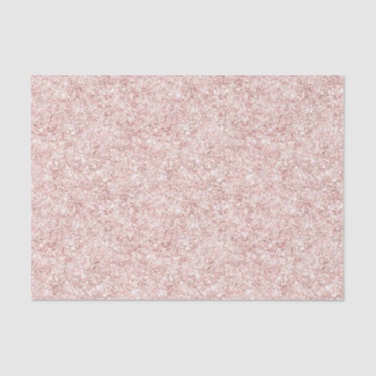 Blush Pink Sparkle Glitter Tissuepapier (Voorkant)