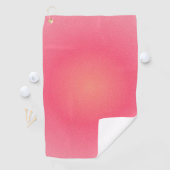 Blush Pink Sparkle Golf Handdoek met Haak (Insitu)