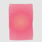 Blush Pink Sparkle Golf Handdoek met Haak (Voorkant)