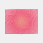 Blush Pink Sparkle Gradient Fleece Deken (Voorkant (Horizontaal))